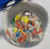 RARE Blue Banana Art Glass Paper Weight , Mid-Century Modern Style , 10.5" Tall - 4