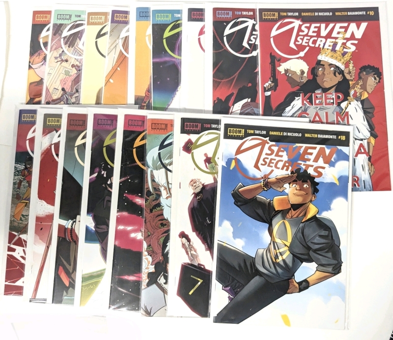 17 SEVEN SECRETS Boom Studio Comics Issues 1,2, 4-18 (Missing #3) - All Bagged & Boarded