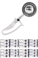 24 New ZEROLL Universal EZ Disher 2006-EX with Extended Length Food Scoopers, Makes Consistent Portions! | 1 Damaged Box | Over $480 Retail Value!