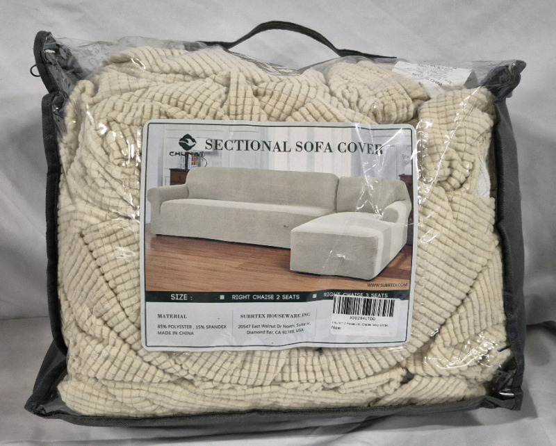 As New Chuny Sectional Sofa Cover - 2 Pieces Left Chaise