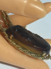 High Relief Chocolate Lovely Cameo Necklace Pendant Approximately 1.75 in Twisted Chain Ring Clasp 20 inch Approximate - 5