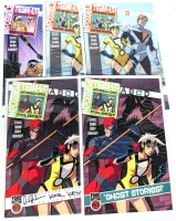 [Full Run] Issues A-C with AUTOGRAPHED Kickstarter Copies PANIC BUTTON PRESS : Impossible Team-Ups - All Bagged & Boarded