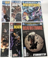 6 DC Comics DEATHSTROKE incl Direct Sale: #1 DC Universe Rebirth, #1 Rebirth, #19, #20, #42, #43 Variant