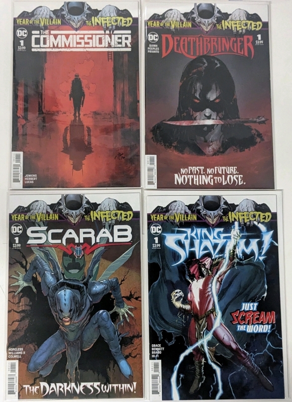 4 DC Comics Year of the Villain : The Infected One-Shots - All Bagged & Boarded