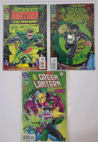 Vintage 1994 DC Comics GREEN LANTERN #50 , #51 & #52 . All Issues Signed by Artist Issue #50 marks the 1st. appearance of Kyle Rayner as the new Green Lantern, succeeding Hal Jordan . All Issues Bagged & Boarded - #52 Not Boarded