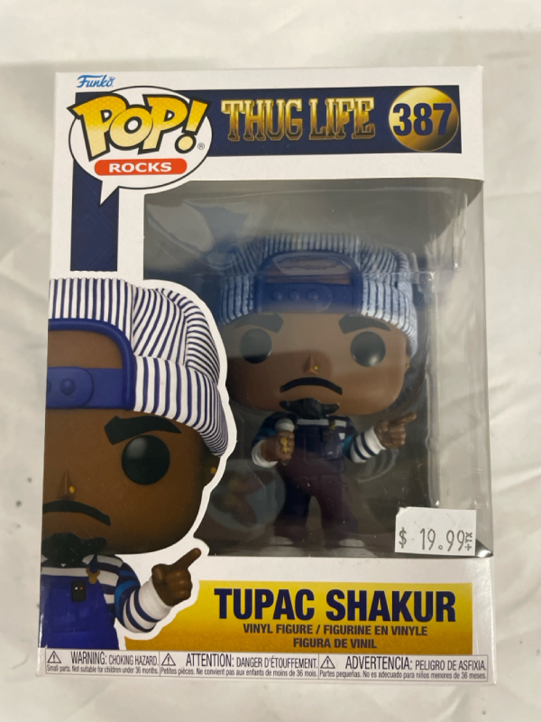 New Funko #387 Thug Life - Tupac Shakur 4&rdquo; Vinyl Figure