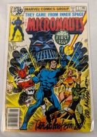 Signed Vintage Marvel Micronauts Issue #1. Signed by Milgram & Others.