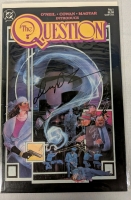 Signed Vintage DC Comics "The Question" Issue #1. Signed by Cowan. Comic is Bagged and Boarded