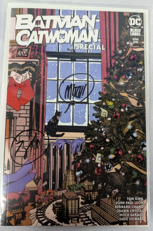 Signed DC Comics Batman Catwoman Special Issue #1. Signed by Mitch Gerads & Tom King. Comic is Bagged and Boarded.