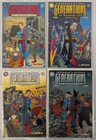6 DC Superman and Superman & Batman Generations Comics. Issues 1-4 of Superman & Batman Complete Run and 2 Superman Elseworld Stories. All Comics are Bagged and Boarded