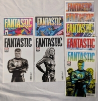 9 Marvel Fantastic Four Comics By Ryan North. Issues 1-5 with 3 Variety Covers. All Comics are Bagged and Boarded.