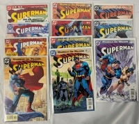 11 Comic Run of DC Comics Superman Comics. Issue 201 - 211. All Bagged and Boarded