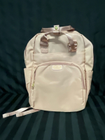 New Backpack / Diaper Bag / Mommy Bag | Water Resistant | Travel, Work, Leisure | Stylish Computer Bag with USB Charging Port, Fits 15.6" Laptop | Velcro Straps Attach to Stroller
