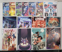 DC Comics - Dark Crisis & Dark Crisis on Infinite Earths Mini-Series No.1 - No.7 Complete Run & Variant Cover Issues No.0 - No.5 . Fourteen (14) Comics - All Well Taken Care Of - All High Grade