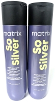 [See Desc] 2 MATRIX So Silver, Purple Shampoo for Blond Hair with Neutralizing Dyes