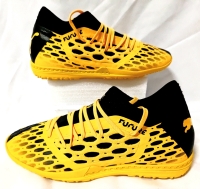 PUMA Men's Future 5.3 Netfir TT Shoes: Ultra Yellow, Black (Size 9)