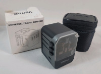 As New - Vintar Universal Travel Adapter w/Soft Case . USA / Canada , UK & EU .