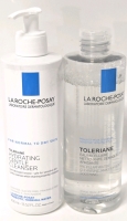 [See Desc] LA ROCHE-POSAY Toleriane Hydrating Gentle Cleanser & Micellar Water