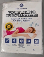 New FeelatHome Luxury Bamboo Pillow Protector. Body Pillow Size. 20" by 54"