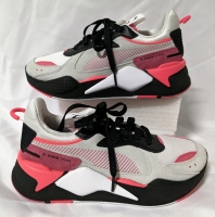 New PUMA Ladies RS-X Reinvent Runners: White, Black, Bubblegum (Size 6.5)