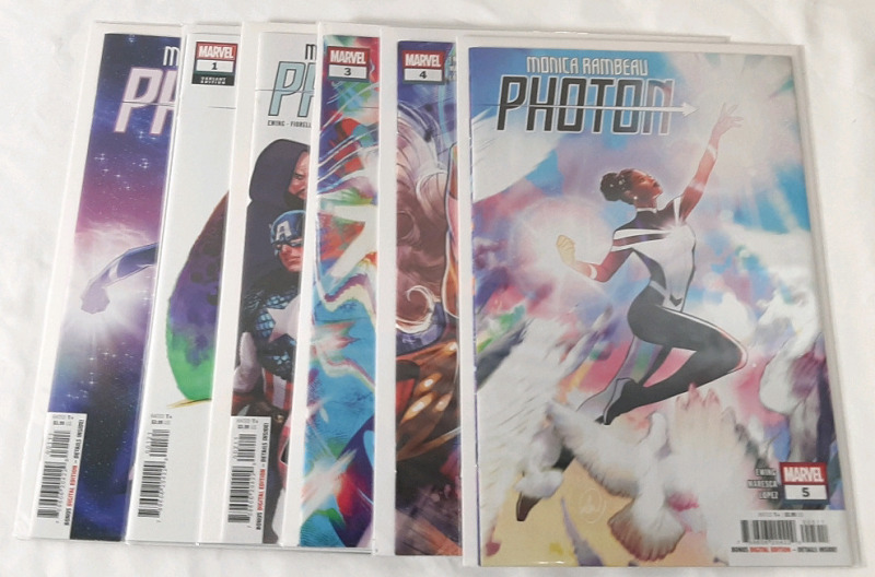 High Grade Marvel Photon (2023) Comics Issues #1-5, Includes #1 Variant (Complete Run)