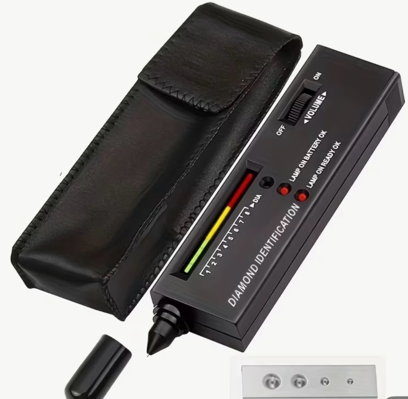 Diamond Identification Portable High-Precision Tester Pen Electronic Tool Approximately 6.4 inch Stock Photos added