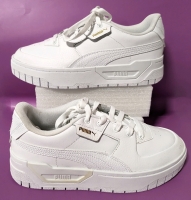 PUMA Ladies Cali Dream Lth: White (Size 7.5)