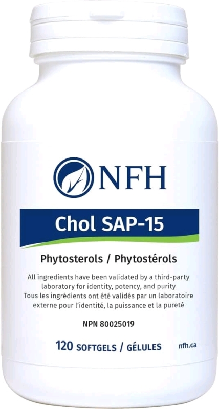 New NFH CHOL SAP-15 Phytosterols, Assists in Lowering Blood Total and LDL Cholesterol, 120 Softgels | Health Supplement | Retails Over $55!