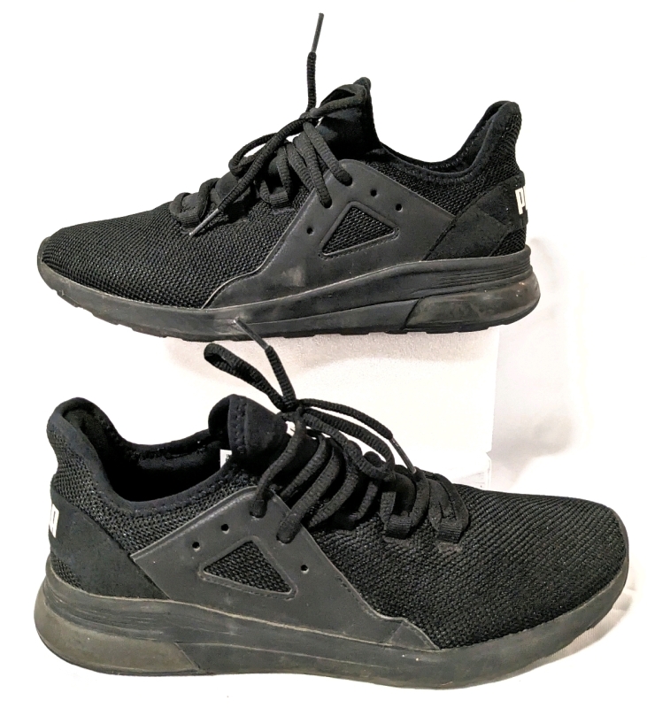 PUMA Adults Electron Street Sneakers: Black (Size 9.5)