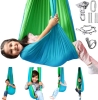New Sensory Hammock Swing for Kids, Double-Layer & 360&deg; Swivel Hanger, Indoor Therapy Swing Great for Autism, ADHD, Sensory Processing Disorder (COLOURS MAY VARY) Holds Up to 220lbs | Retails Over $60!