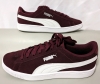 New PUMA Ladies Vikky V2 Sneakers: Burgundy, White, Silver (Size 7.5) - 2
