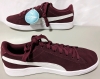 New PUMA Ladies Vikky V2 Sneakers: Burgundy, White, Silver (Size 7.5) - 3