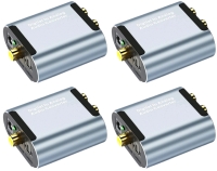4 New Fiber Optic Audio Converter Digital to Analog Coaxial Converter with Optical and Coaxial with 1M Long Fiber Optic Cable | Over $75 Retail Value!