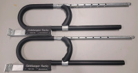New - Gatekeeper Racks Locking Single Pair - Paddleboard & Surfboard Storage Rack . Galvanized Metal w/Padding . Can hold 16" -33" Wide Boards . Attach to Rack (sold separately) or Bolt to Wall