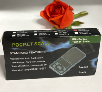 New Portable Pocket Scale -500g /0.01g Precision Mini Electronic Scale Suitable for Jewelry Battery Not Included