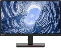 As New - Lenovo ThinkVision T24i-20 23.8" Full HD WLED LCD Monitor - 16:9 - Raven Black . Small crack on base , only visible from bottom . Open box . tested working