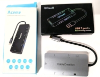 3 New Multifunction USB Hubs/Docking Stations (As-Is)