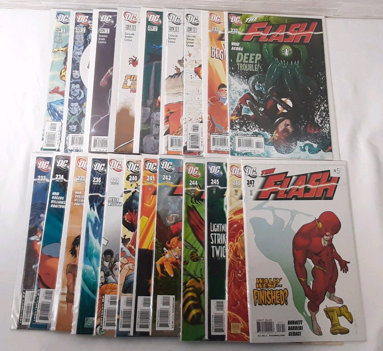 High Grade DC The Flash (2005-09) #224-236, #239-247 (Consecutive Run)
