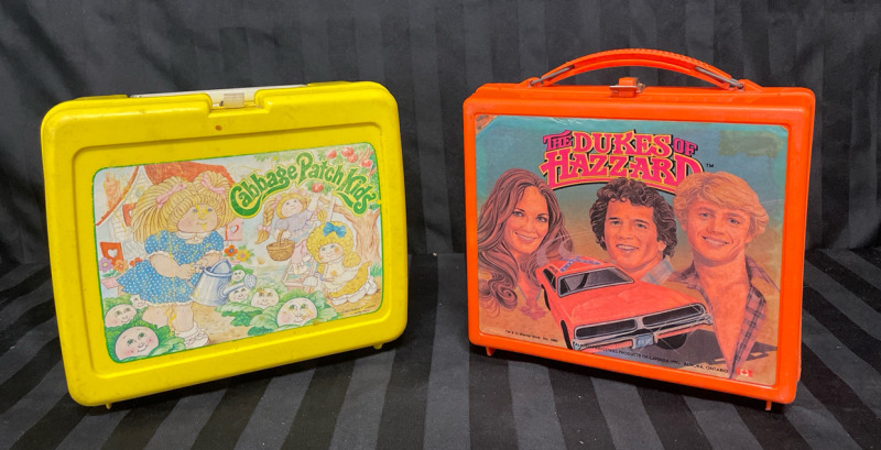 2 Vintage Plastic Lunchboxes (Thermos&rsquo; NOT Included)