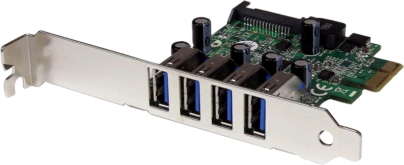 New Sealed StarTech.com PEXUSB3S4V 4Port PCI Express SuperSpeed USB 3.0 Controller Card Adapter with SATA Power