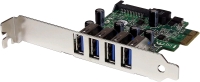 New Sealed StarTech.com PEXUSB3S4V 4Port PCI Express SuperSpeed USB 3.0 Controller Card Adapter with SATA Power