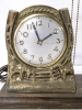 Vintage 1950s Official ROY ROGERS "Trigger" The Wonder Horse Electric Horseshoe Clock, Tested for Power! Wood Base Measures 17" &times; 4.8" - 2