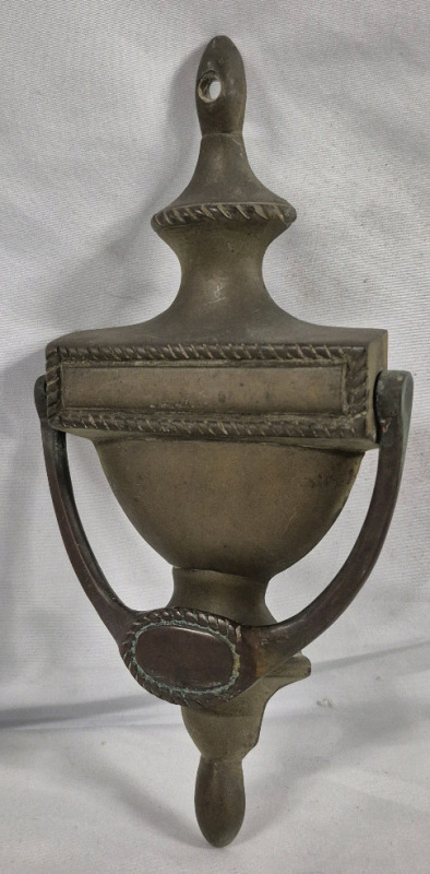 Vintage Metal Door Knocker 8" Tall