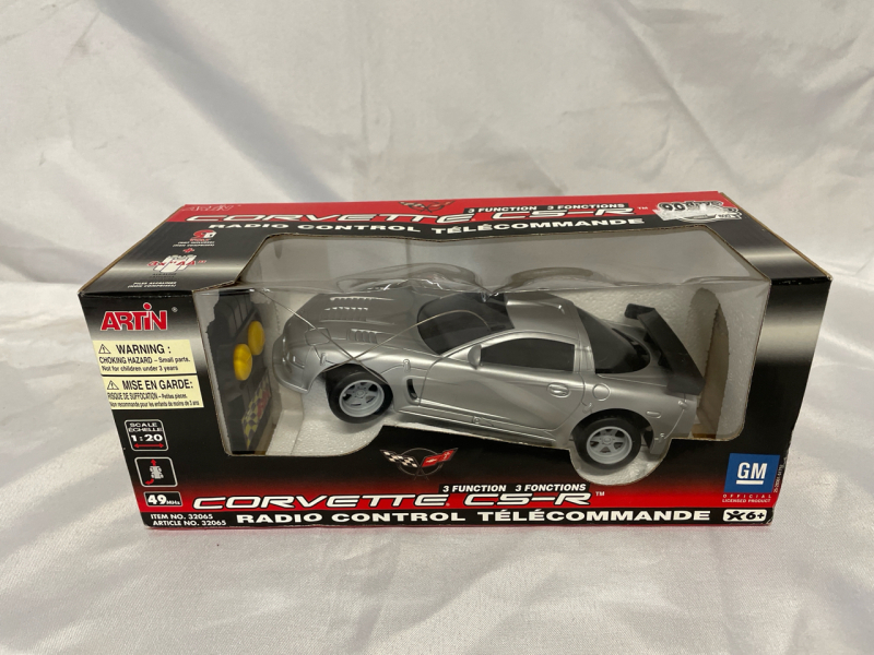 New in Box Artin RC (remote control) Corvette CS-R
