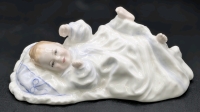 Vintage ROYAL DOULTON HN 3713. "New Baby" Bone China Figurine, 5.5" Long, No Chips or Cracks