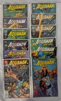 12 DC Aquaman Comics. 51-60. Duplicates 58 and 59. By Larsen.