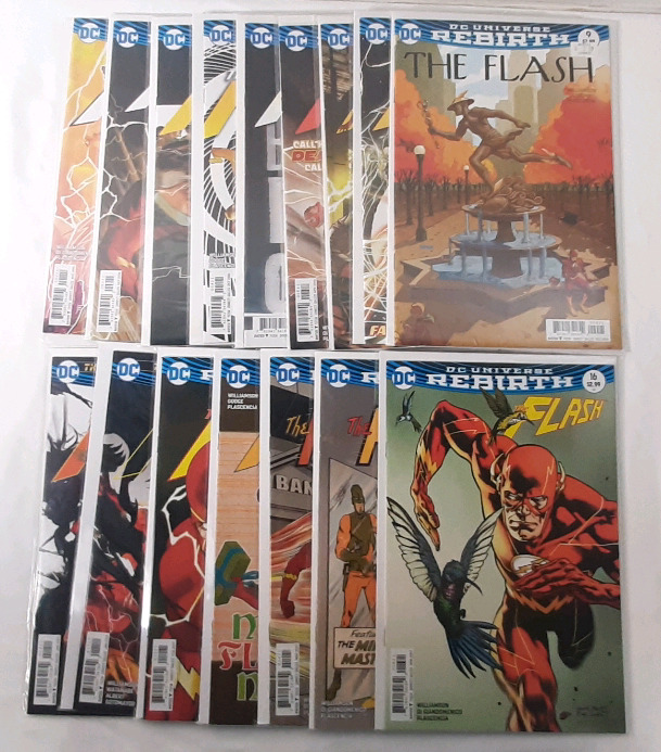 High Grade DC The Flash (2016-17) Comics, Issues #1-16 (Consecutive Run)