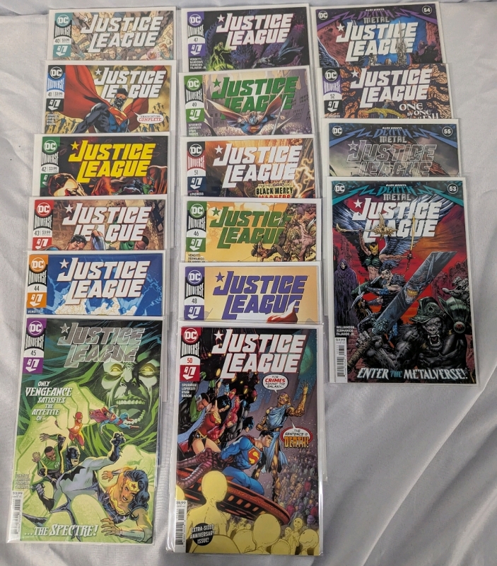 16 DC Justice League Comics. 40-55