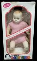 Vintage 1979 GERBER Baby Doll, 17" Long with Independently Moving Eyes & Original Box