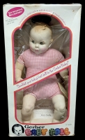 Vintage 1979 GERBER Baby Doll, 17" Long with Independently Moving Eyes,